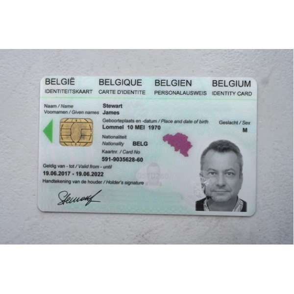 Belgium Id Card