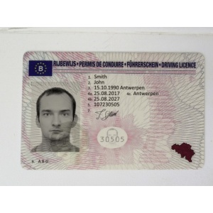 Belgian’s Driver License