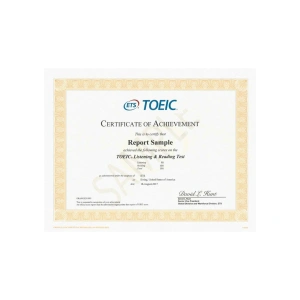 TOEIC Certificate