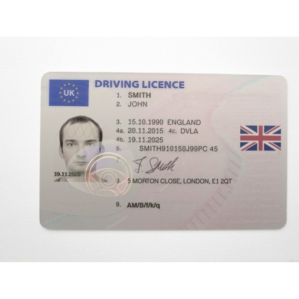 British Driver's License